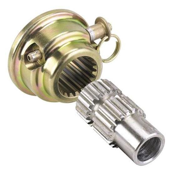 Pin-Style Quick Release Steel Steering Wheel Hub, 5/8 Inch Steel Shaft