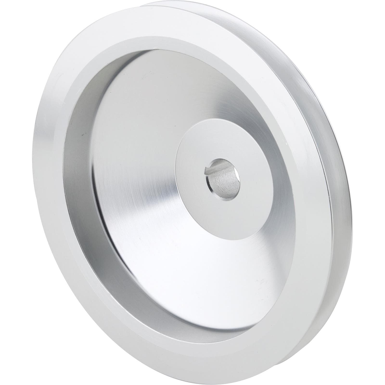 Single Groove Power Steering Pump Pulley, Billet Aluminum, Short Pump