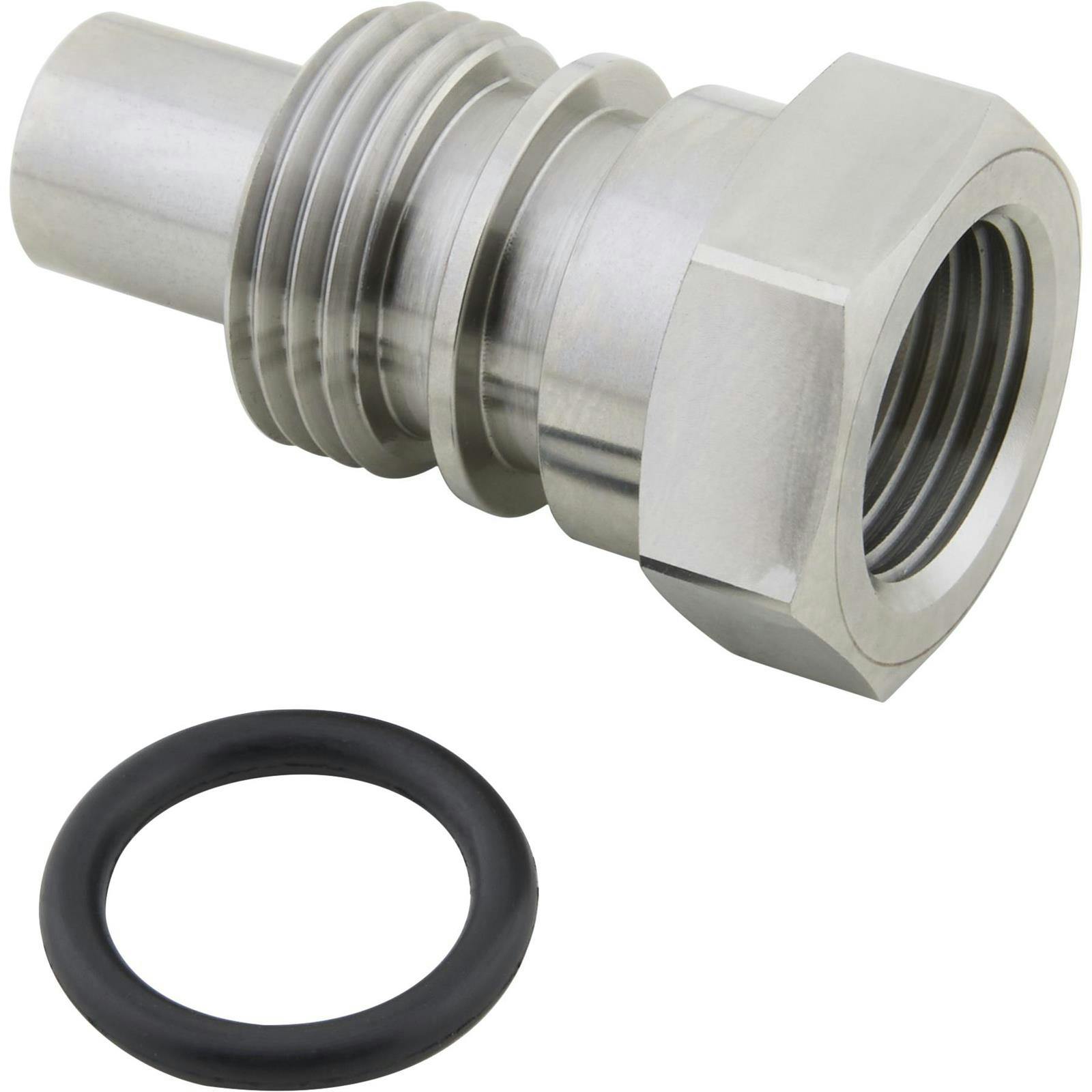Mustang II Power Steering Flow Valve for GM Pump-Stainless, 2 GPM