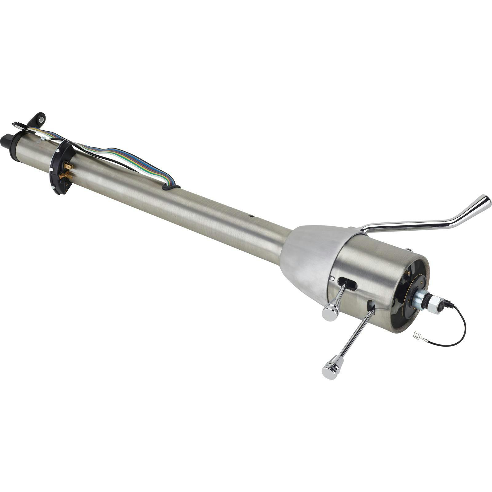 Speedway 1955-56 Chevy Tilt Steering Column with Shifter, Plain Finish