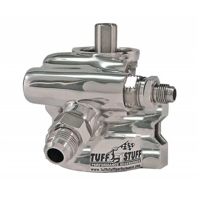 Tuff Stuff 6175ALP Type II Aluminum Power Steering Pump, Polished