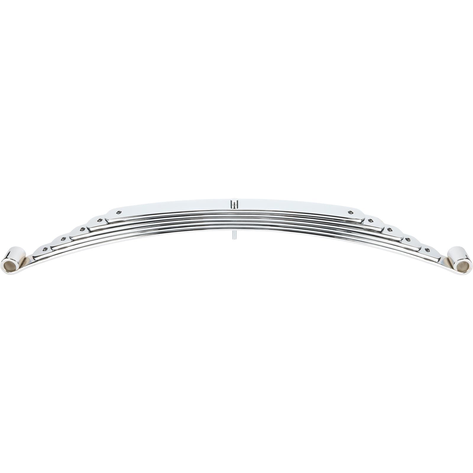Super Glide® Front Spring, 46 In Axle, Reverse Eye, Chrome