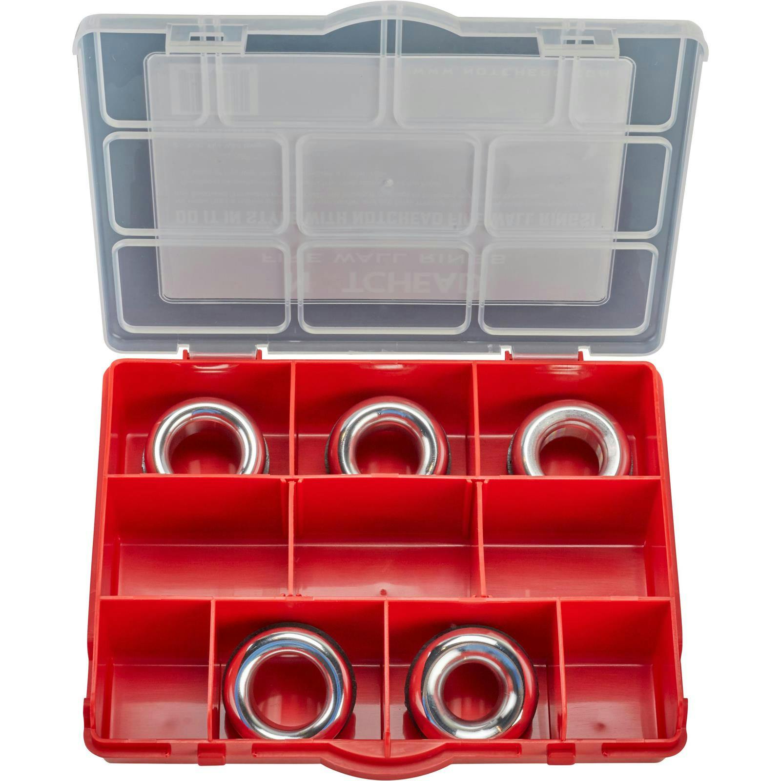 NotcHead 4801 Firewall Grommet Ring Kit, Polished Finish