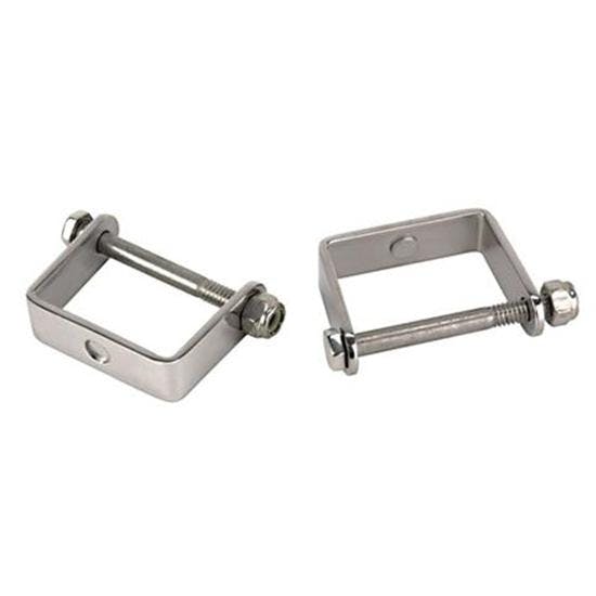 Stainless Steel Spring Clamps, 2-1/4 Inch Wide Leaf Spring