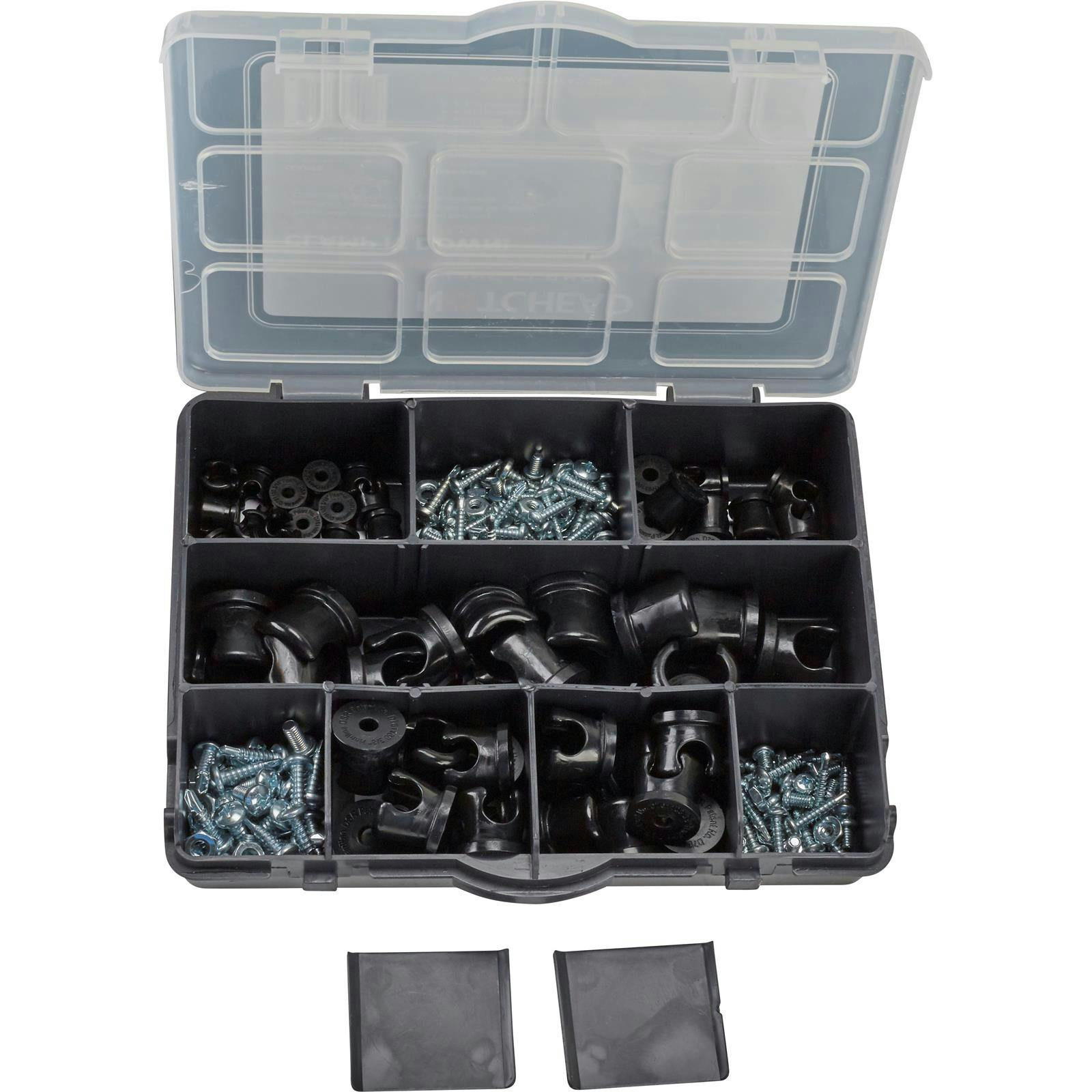 NotcHead 1100 Hard Line Mounting Clamps Builders Kit w/Organizer