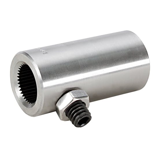 Flaming River FR1943 Steering Coupler 5/8-36 Spline to 3/4 Round