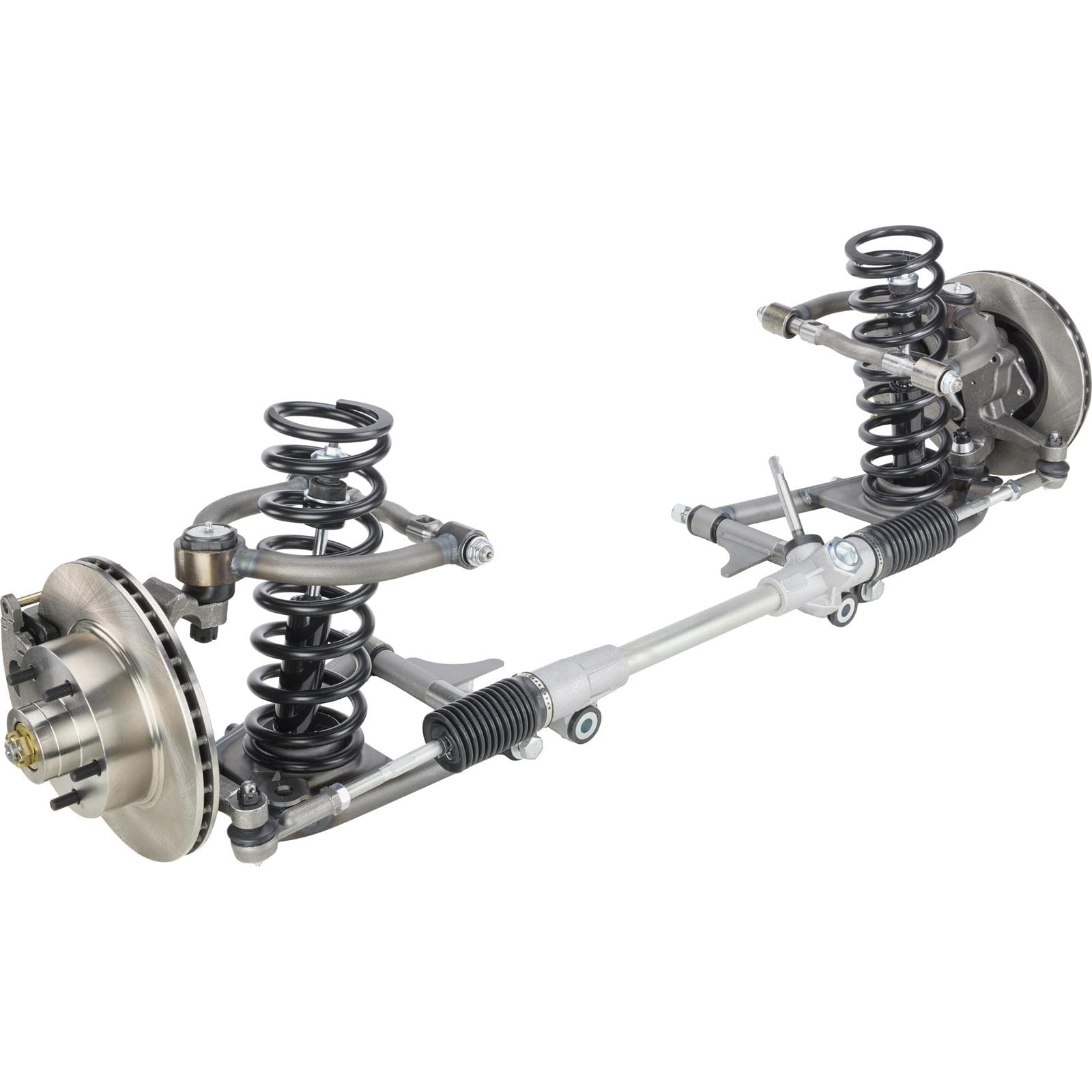 Mustang II IFS, Std. Tubular Control Arms, Stock Springs, Dropped Spindles