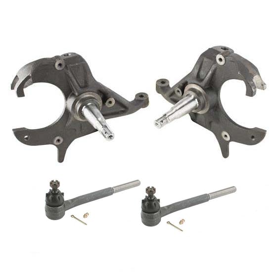 1982-95 Chevy S-10 Pickup Drop Spindle & Tie Rod Kit