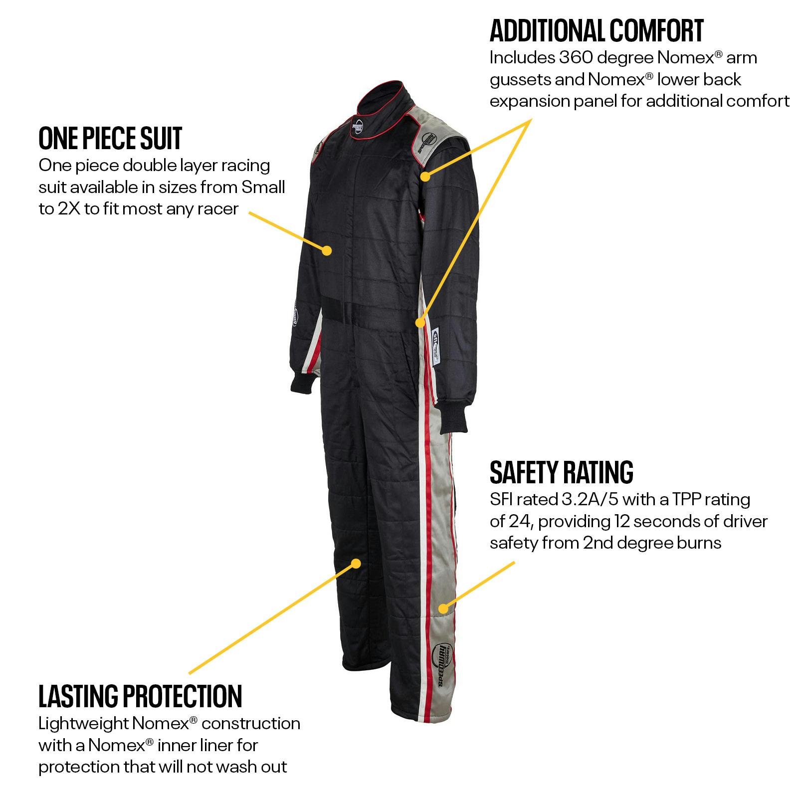 Speedway Formula SFI 3.2A/5 1-Piece Racing Suits