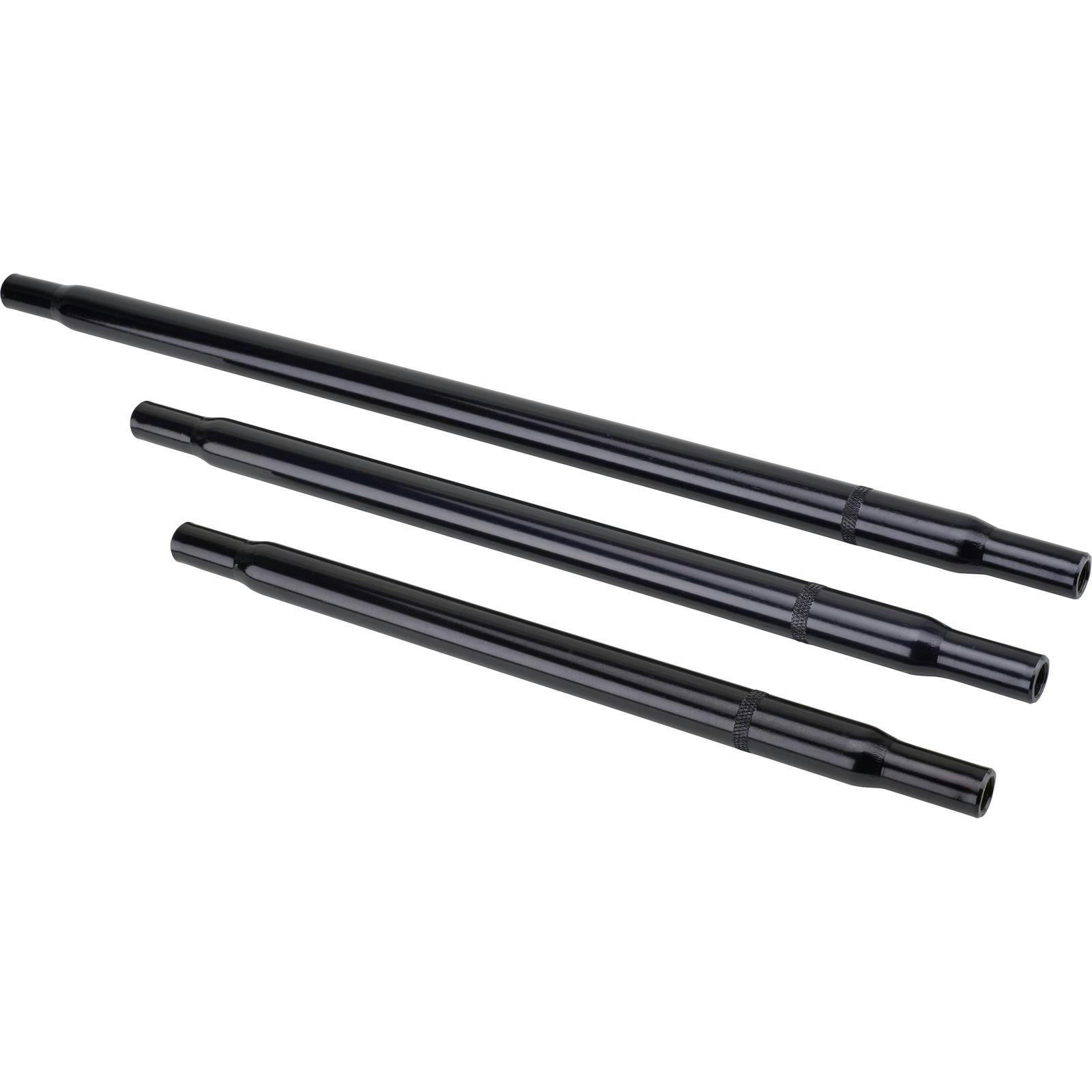 Aluminum Swedged Tubes, 5/8 Inch Thread, Black
