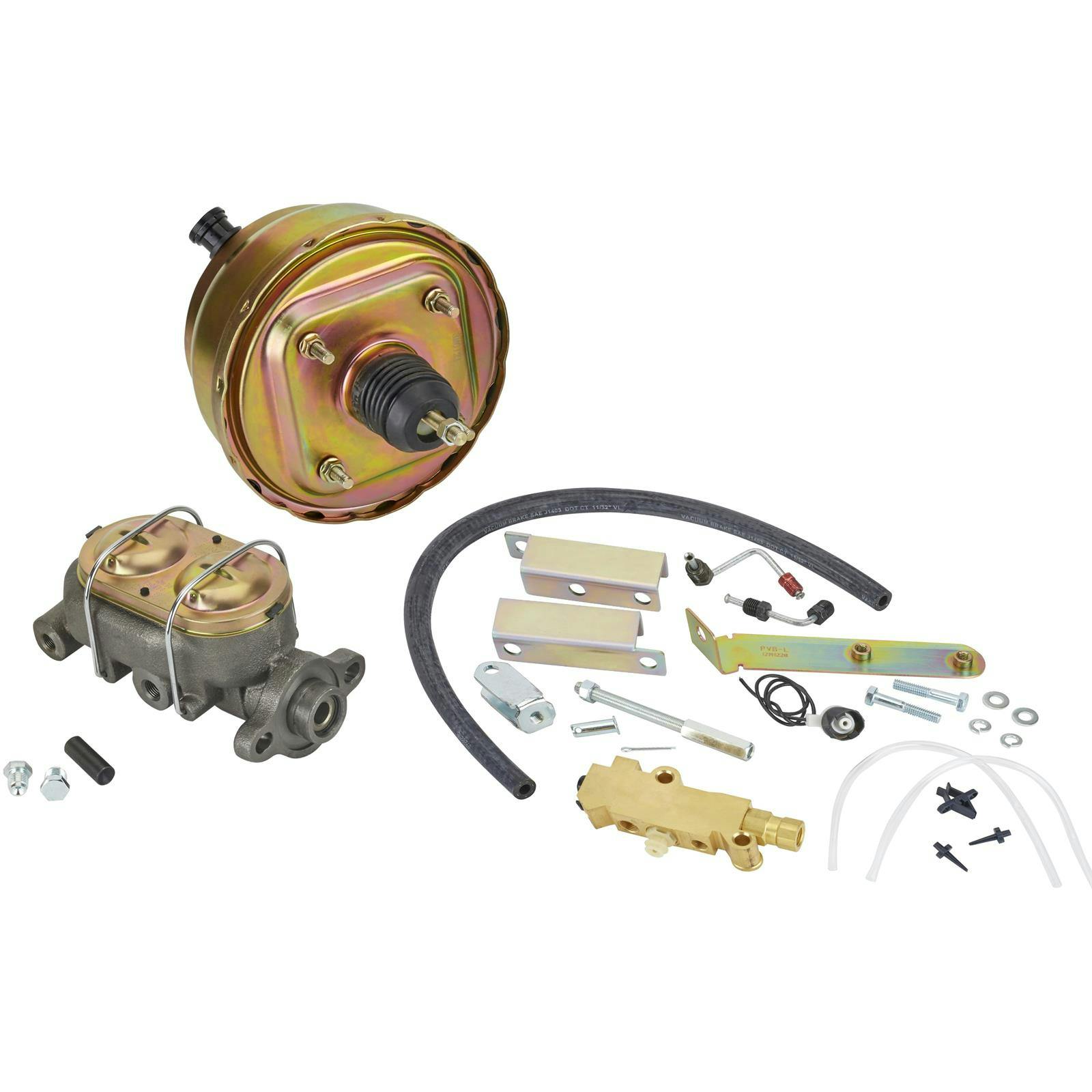 1955-57 Chevy Car Disc/Drum Brake Booster Master Cylinder Combo