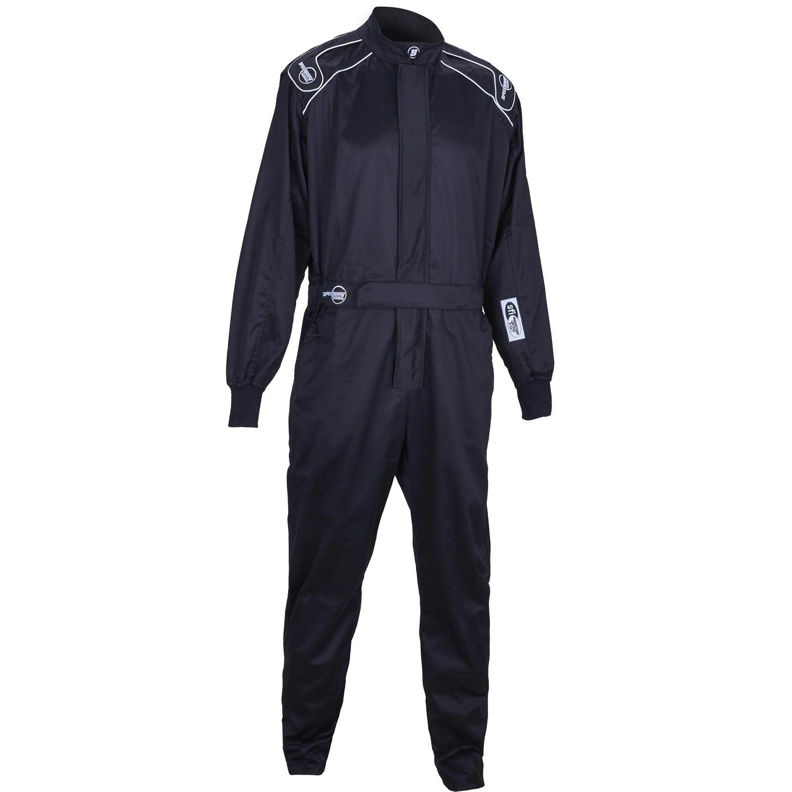 Speedway Motors Shiny One-Piece Racing Suit, SFI1-Rated, S-XXL