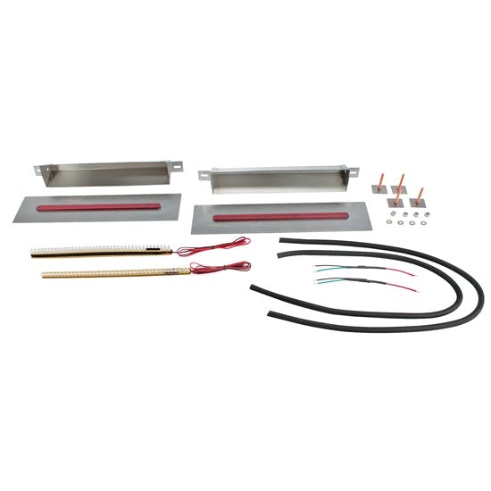 Hagan Street Rods fm10SSR-LEDH Flush Mount Tail Lights Red Slot 10x.5