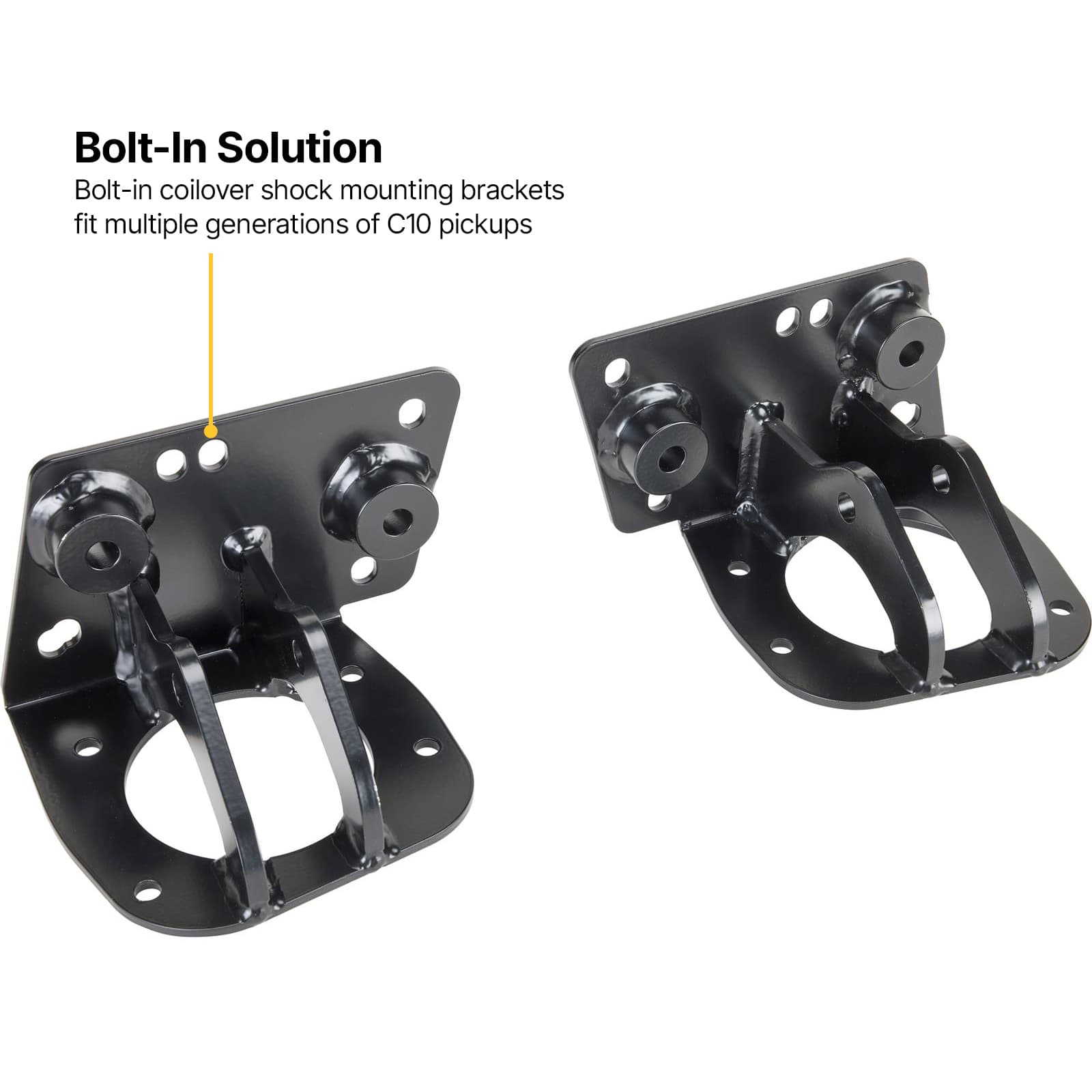 LevelSet™ 63-87 Chevy C10 Coilover Conversion Kit, Shocks, 1000lb