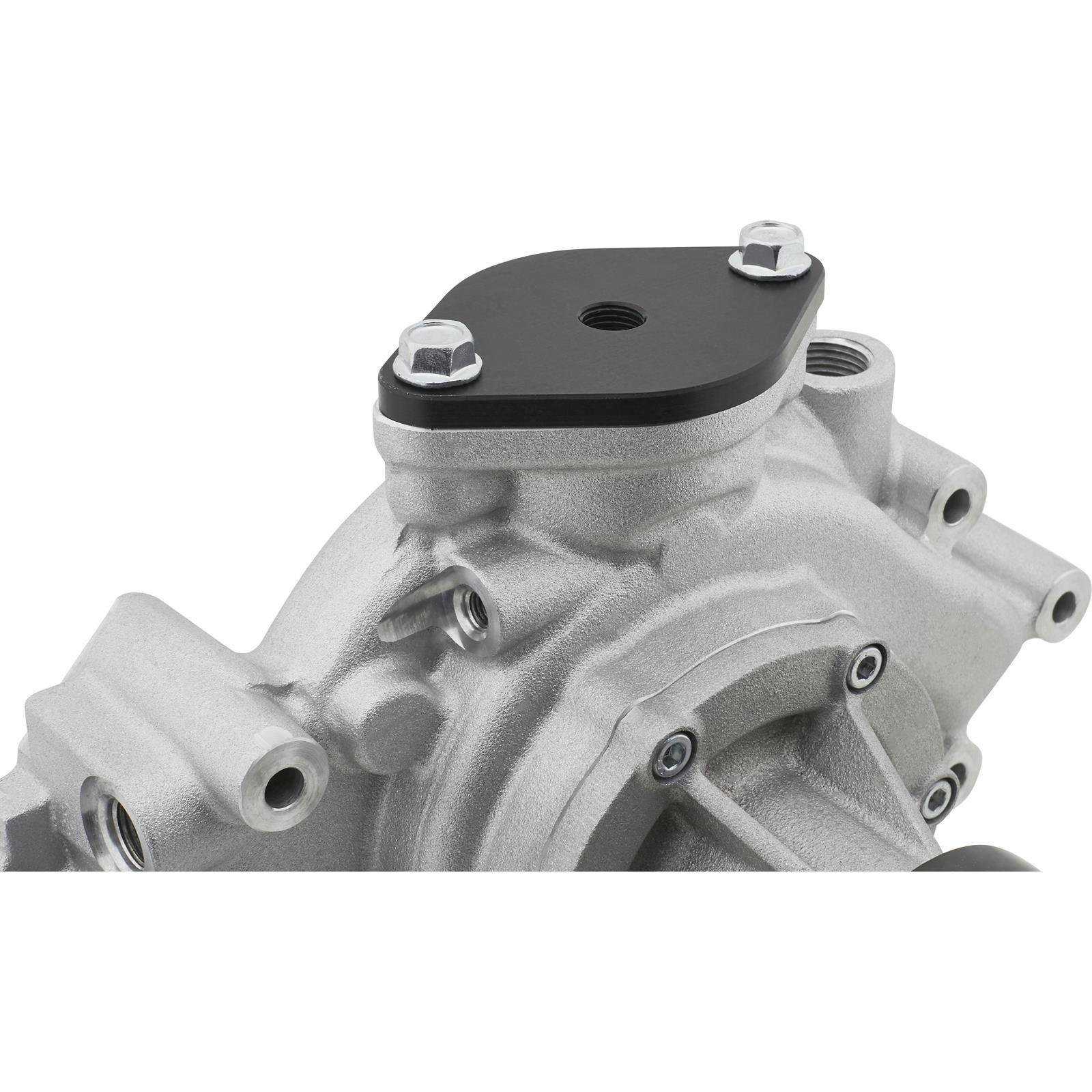 Block-Off Plate For Water Neck For Edelbrock 8895 or SBC