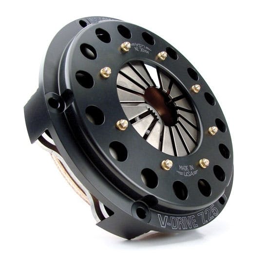Quarter Master 398103 V-Drive 7.25 In 3 Disc Clutch, 1 Piece Rear Main