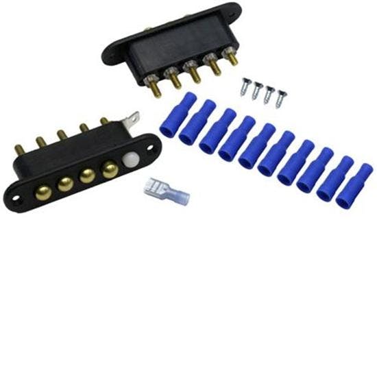 Painless Wiring 40025 Jamb Tac Door Jamb Connector, 5 Wire