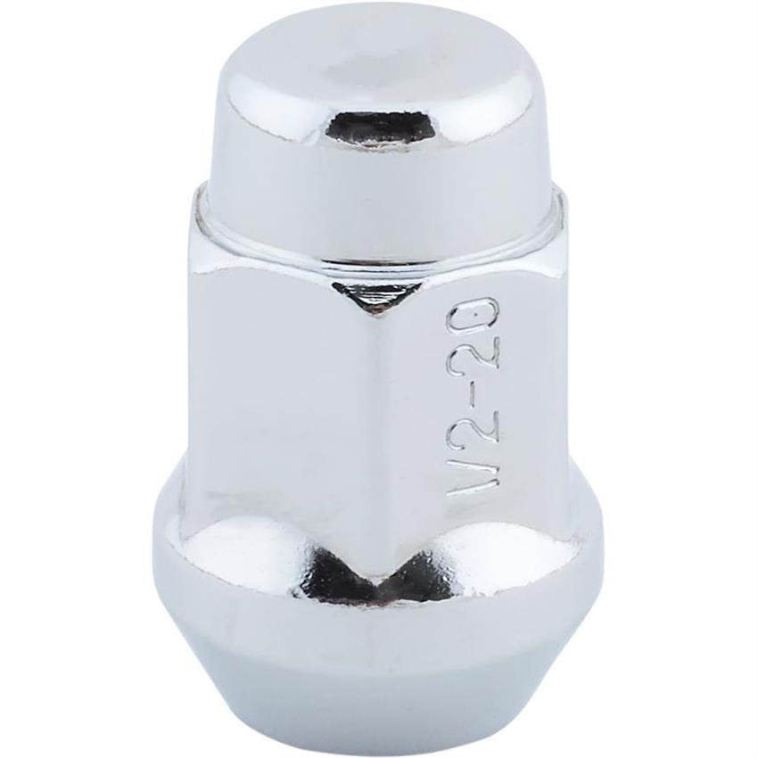 Speedway Chrome Acorn Lug Nut, 1/2 Inch Thread