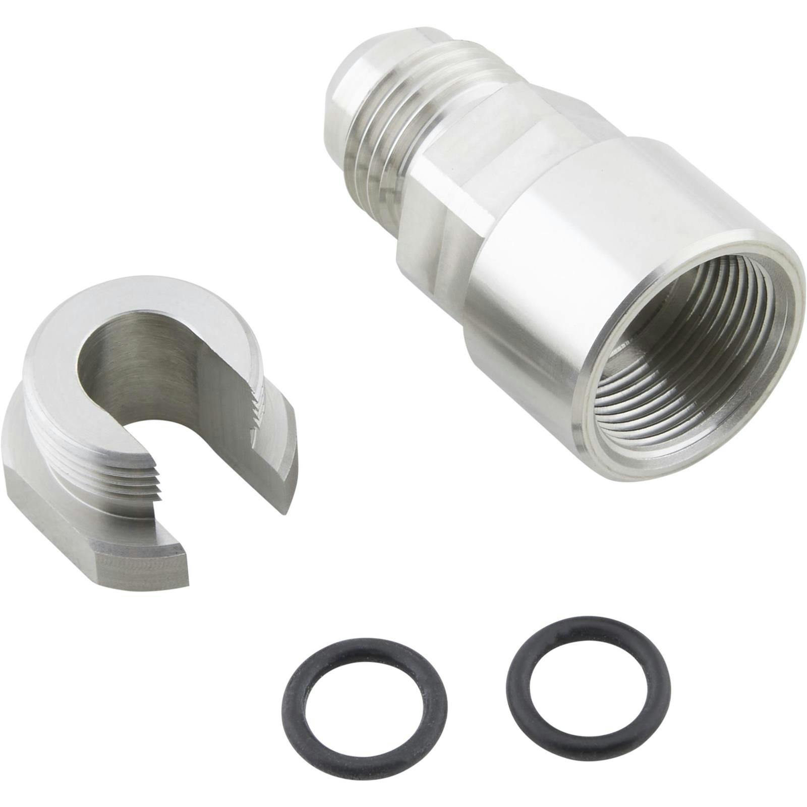 LS1/LT1 EFI Fuel Line Fitting, -6 AN Male to 5/16 Inch Female, SS
