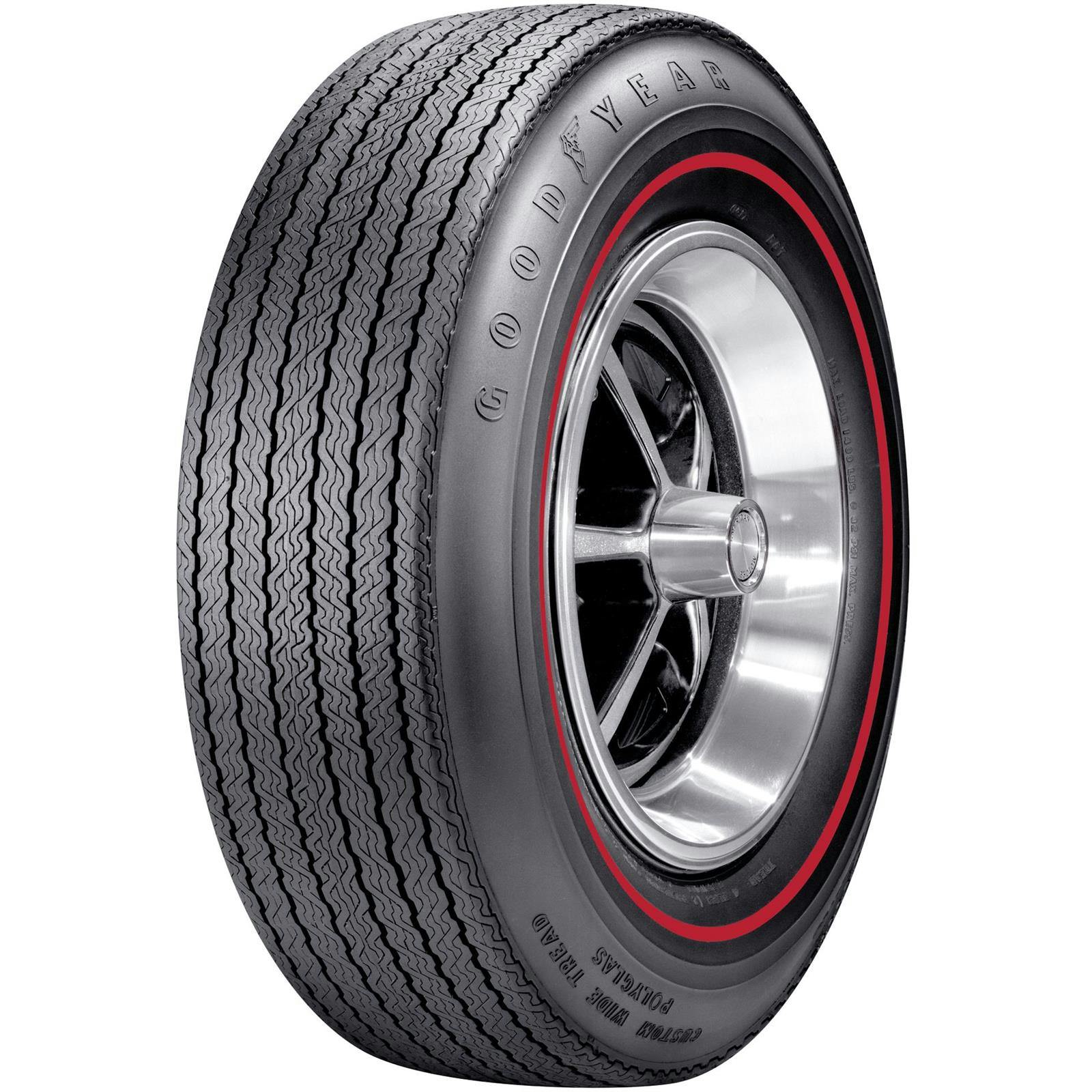 Goodyear CB5KM 70 Series Polyglas Red Stripe Tire, F70/14