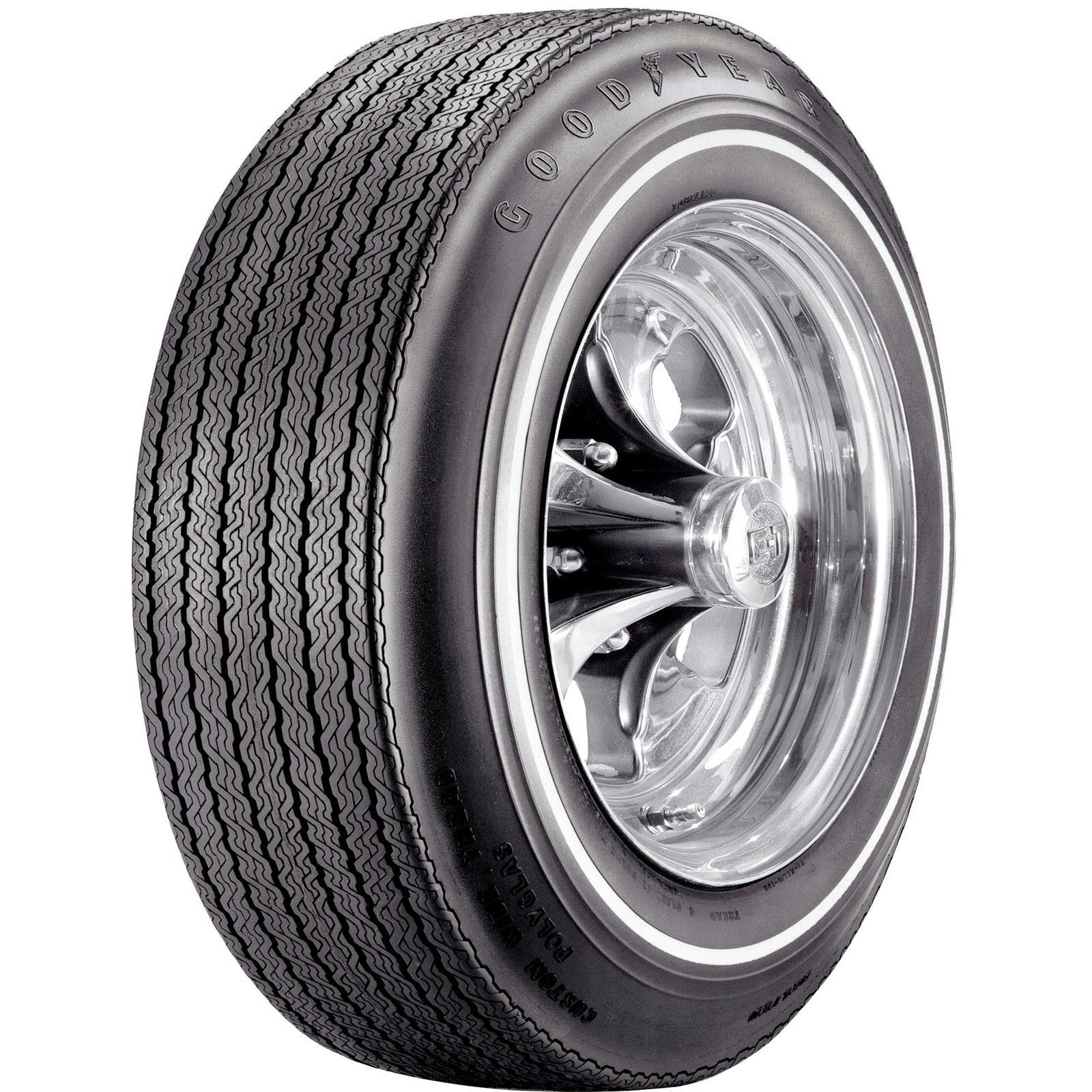 Goodyear CB5K5 70 Series Polyglas White Stripe Tire, F70/14