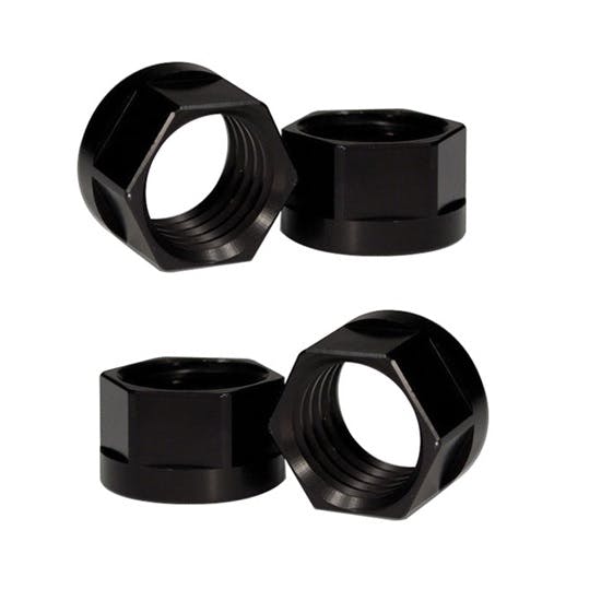 Wehrs Machine WM4910S Weight Jack Steel Jam Nuts, 1 Inch Coarse, Set/4