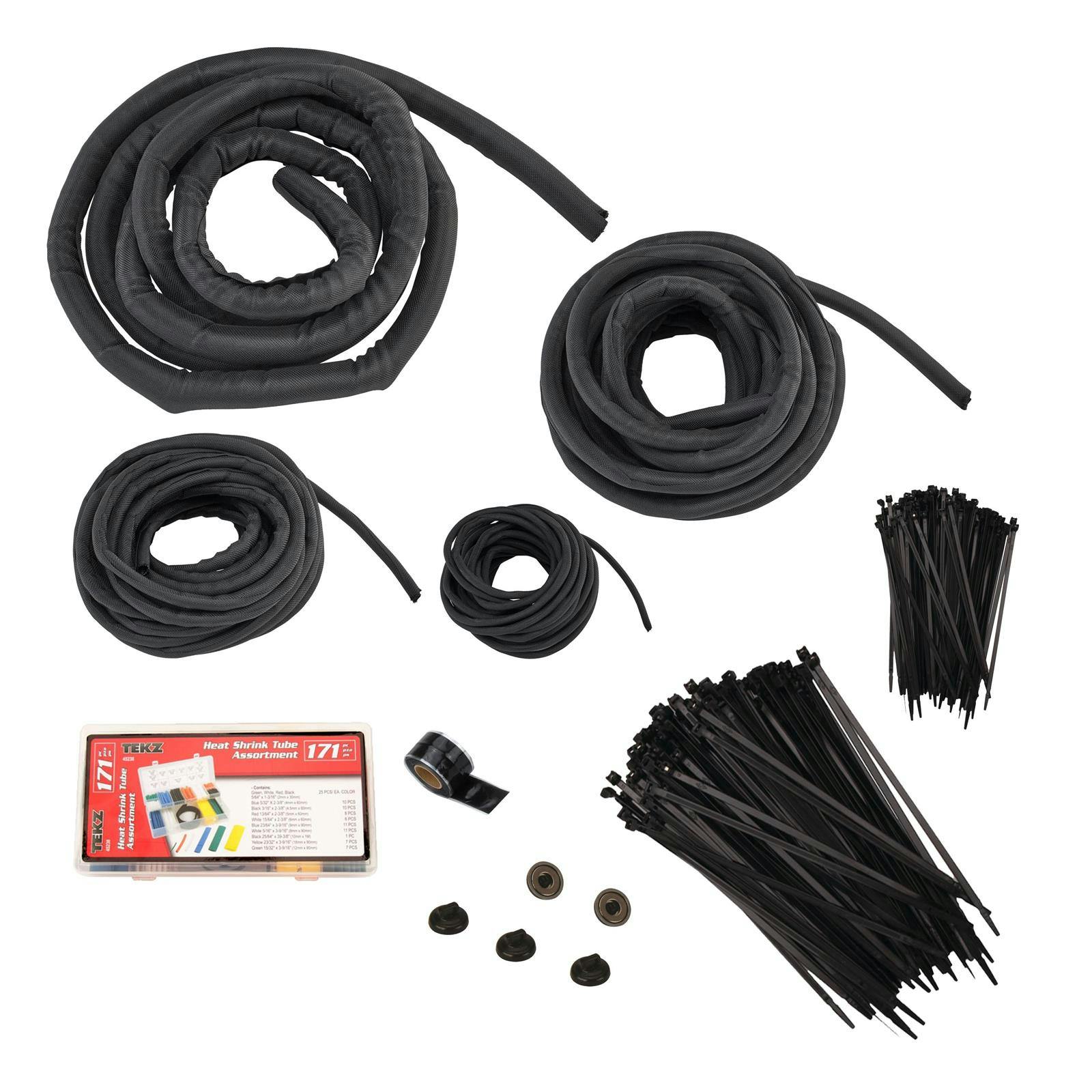 Speedway Motors Hotrod Woven Nylon Split Wire Harness Wrap Kit