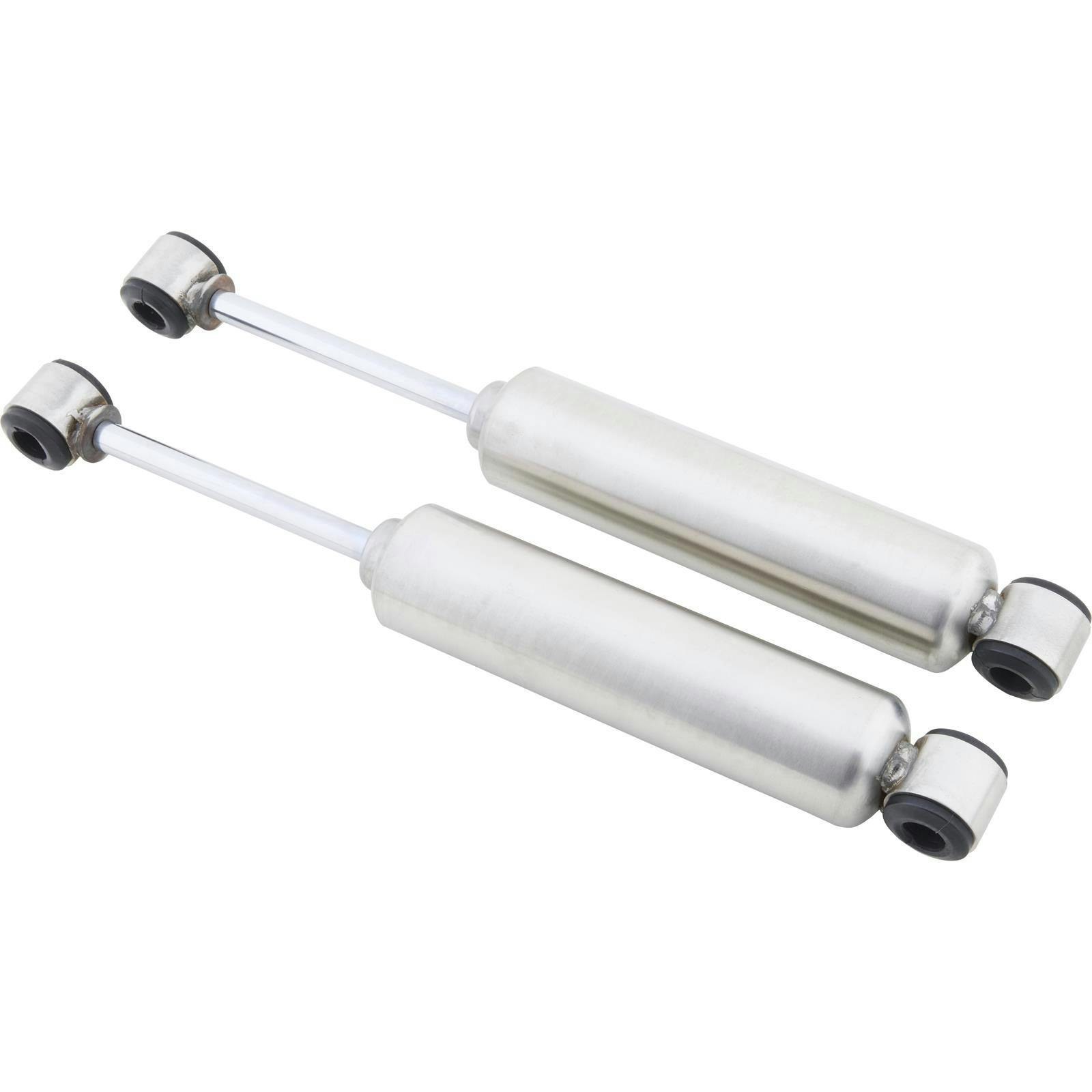 Speedway Short Gas-Filled Tube Shocks, Natural Stainless