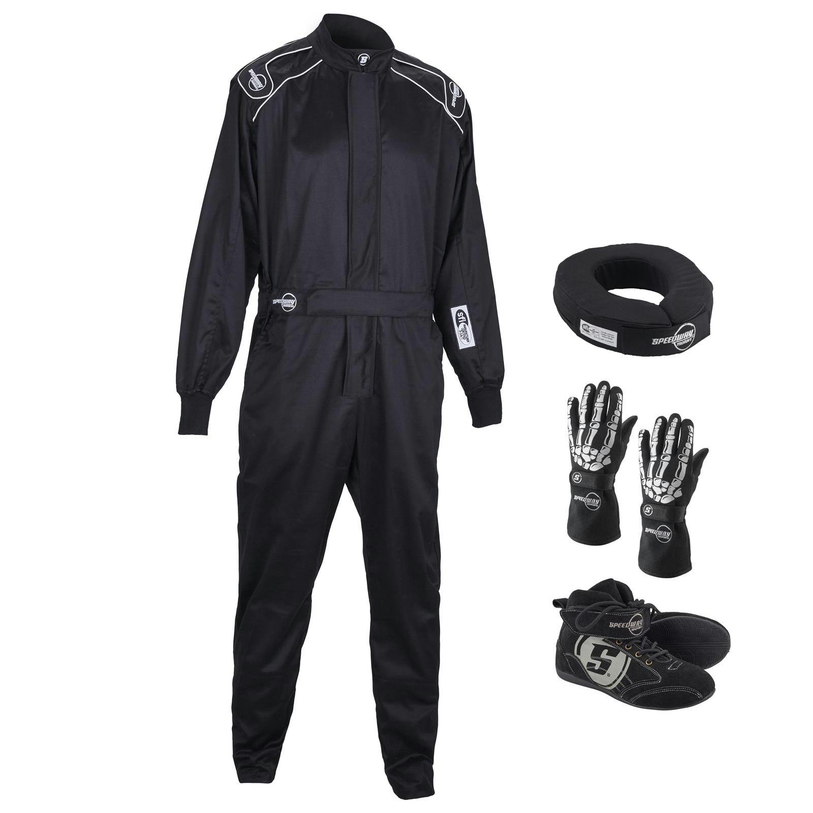 Speedway Motors 1 Piece Single Layer Racing Suit Combo