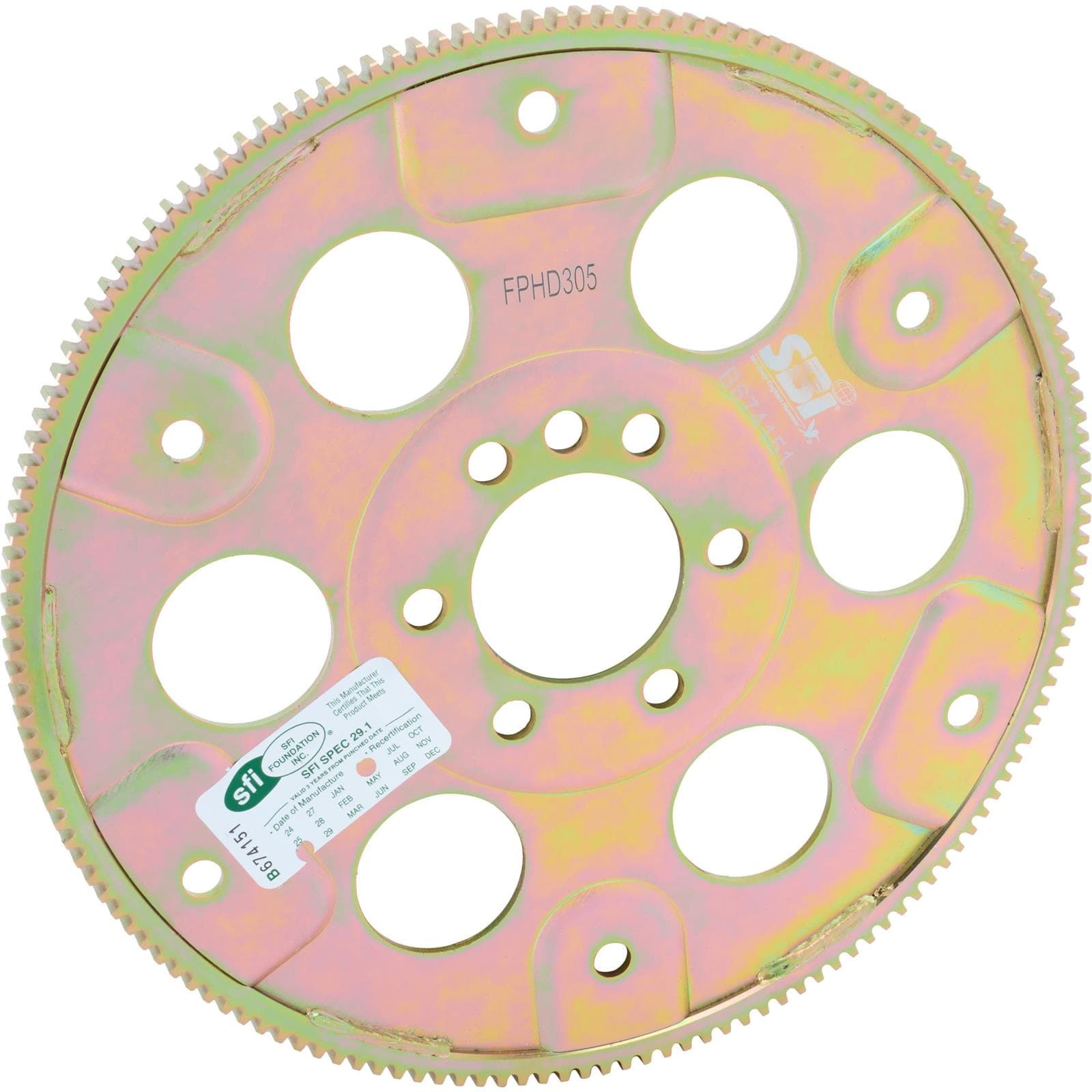 SFI Chevy 350 Flexplate, 153 Tooth, 2-Piece Rear Main