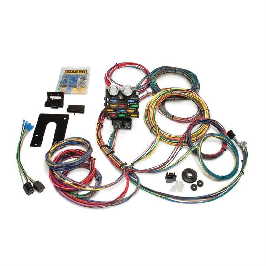 Painless Wiring 50002 21 Circuit Pro Street Chassis Wiring Harness