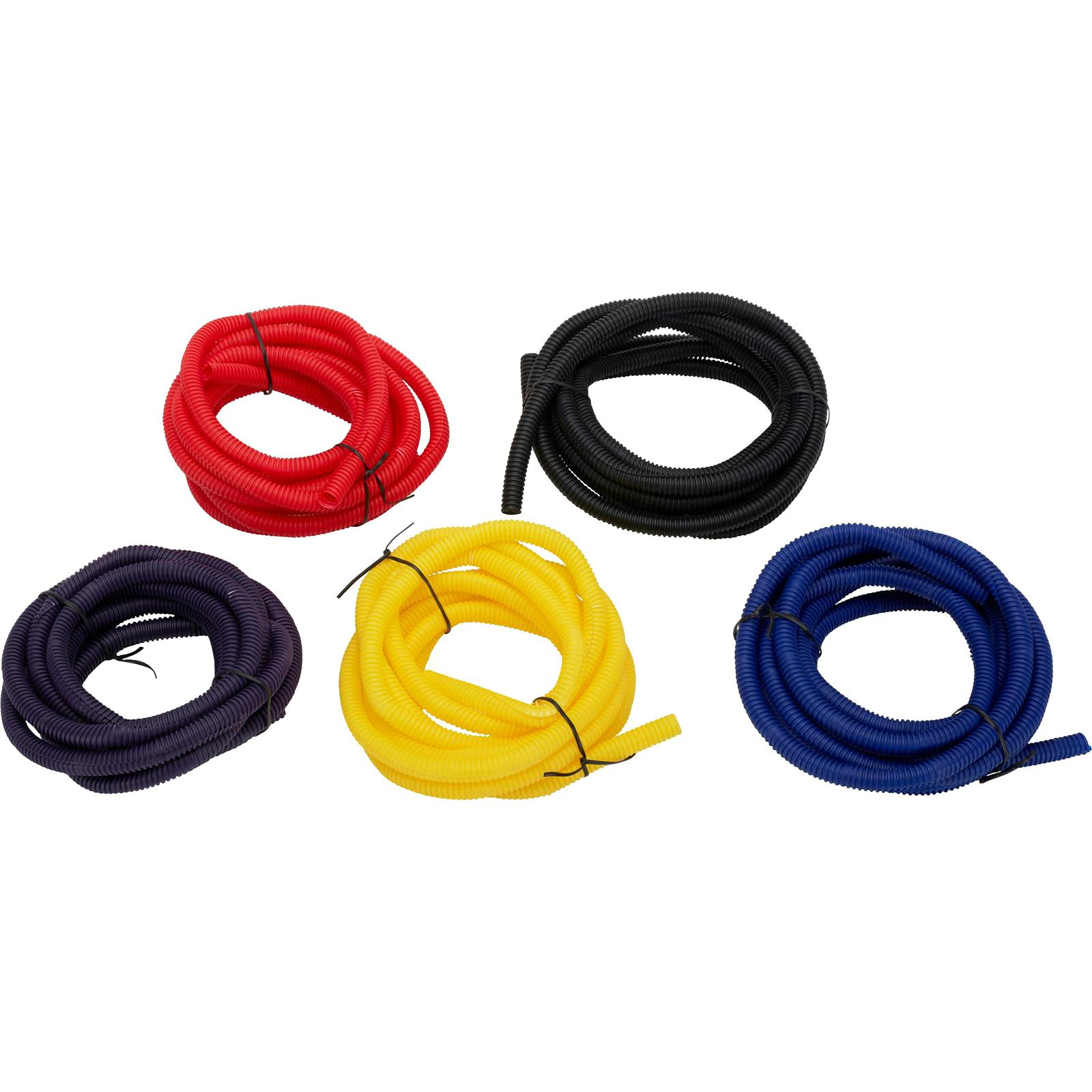 Split Wire Loom Conduit Tubing, 3/8 Inch Diameter, 12 Ft. Long