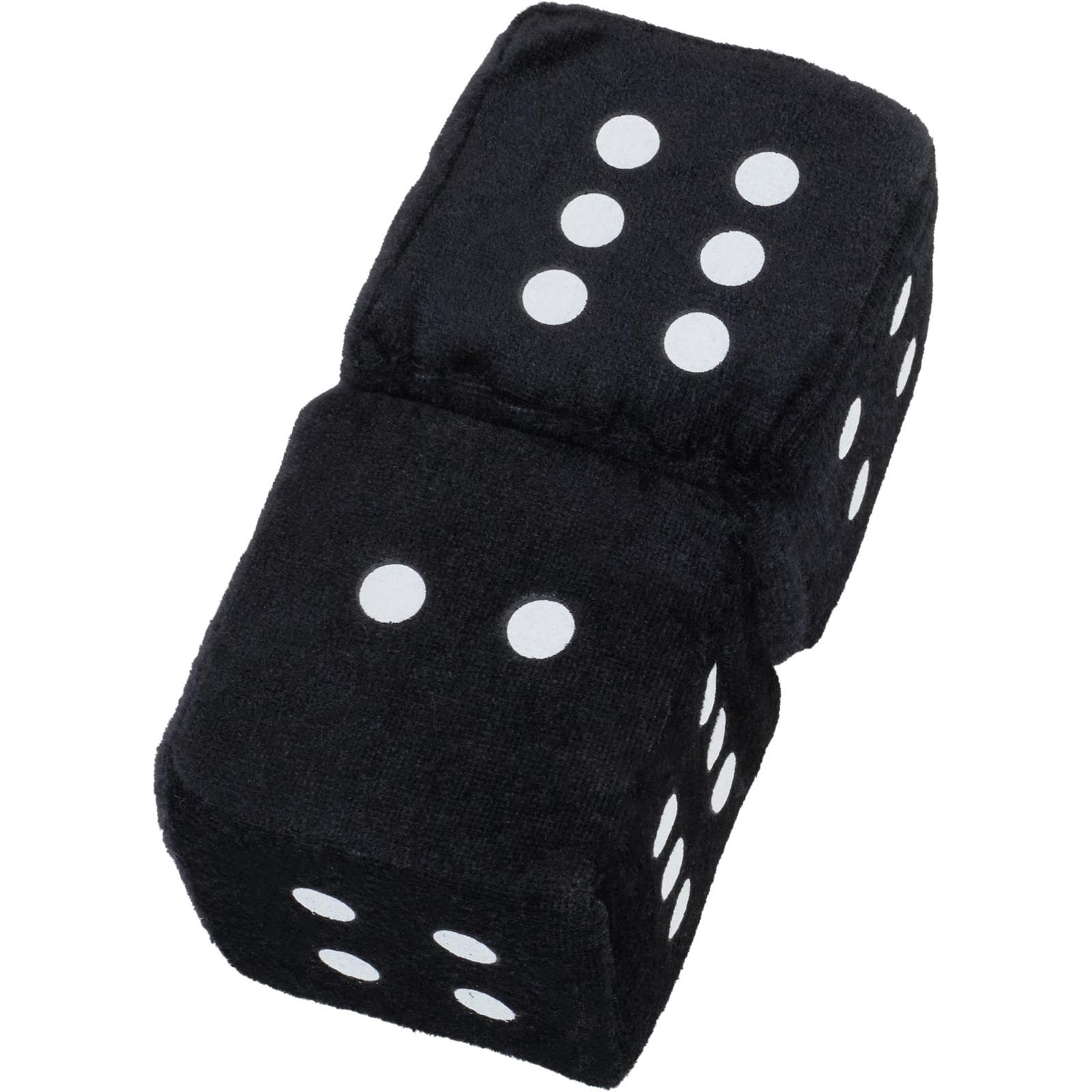 Red Fuzzy Dice, 3 Inch Square