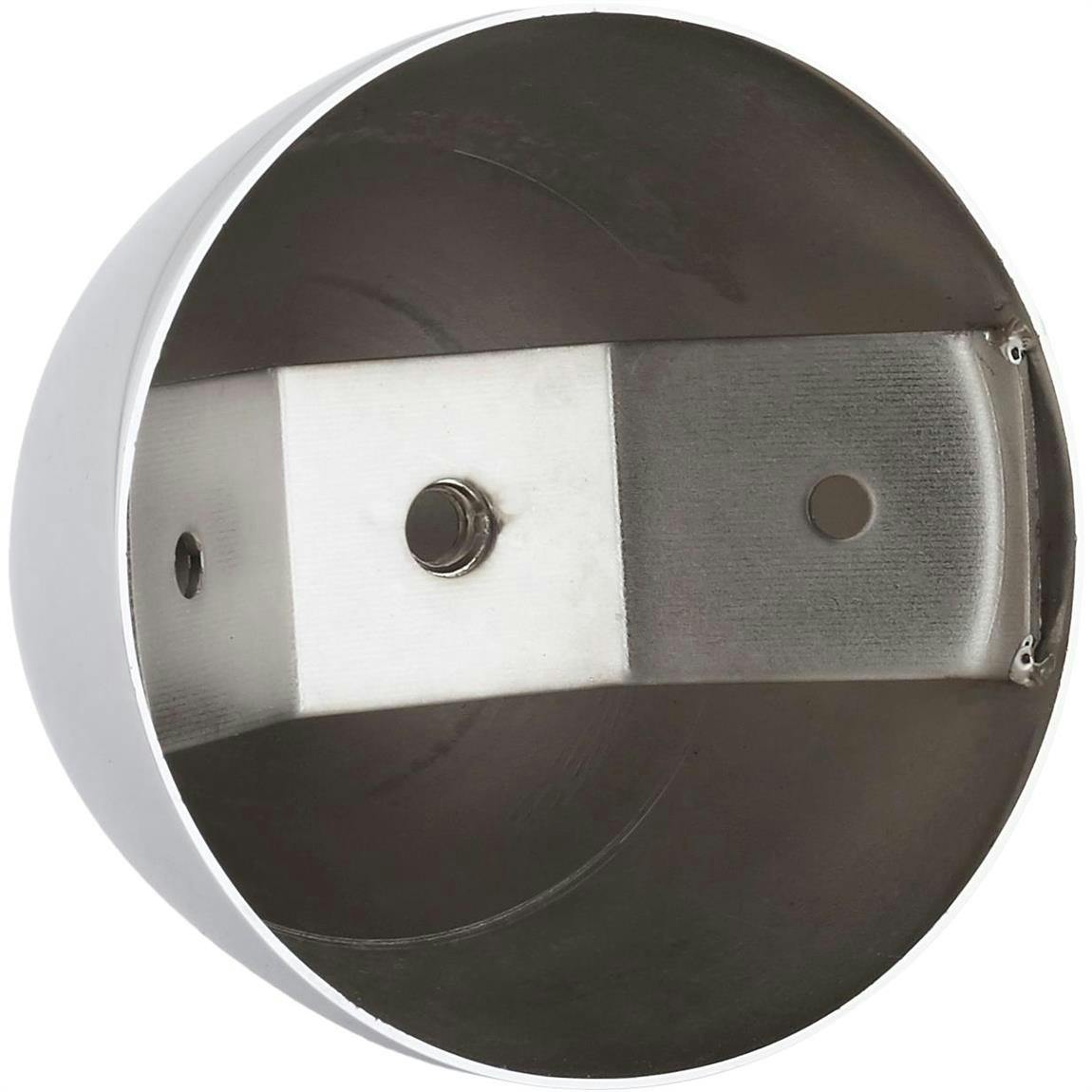 Chrome Plated Bolt-On Bullet Cap, 3 x 2-3/4 Inch