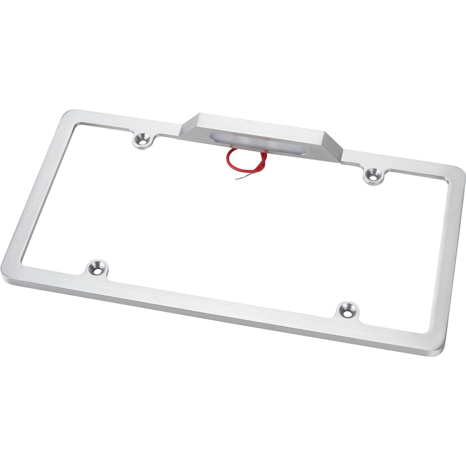 Billet Aluminum License Plate Holder w/ Light