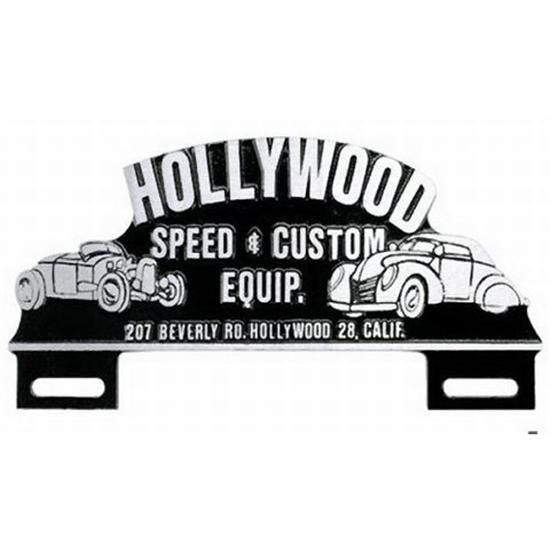 Hollywood Custom Speed & Custom Equip. Tag Topper