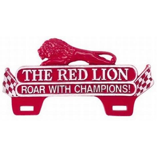 The Red Lion Roar with Champions Plaque Tag Topper