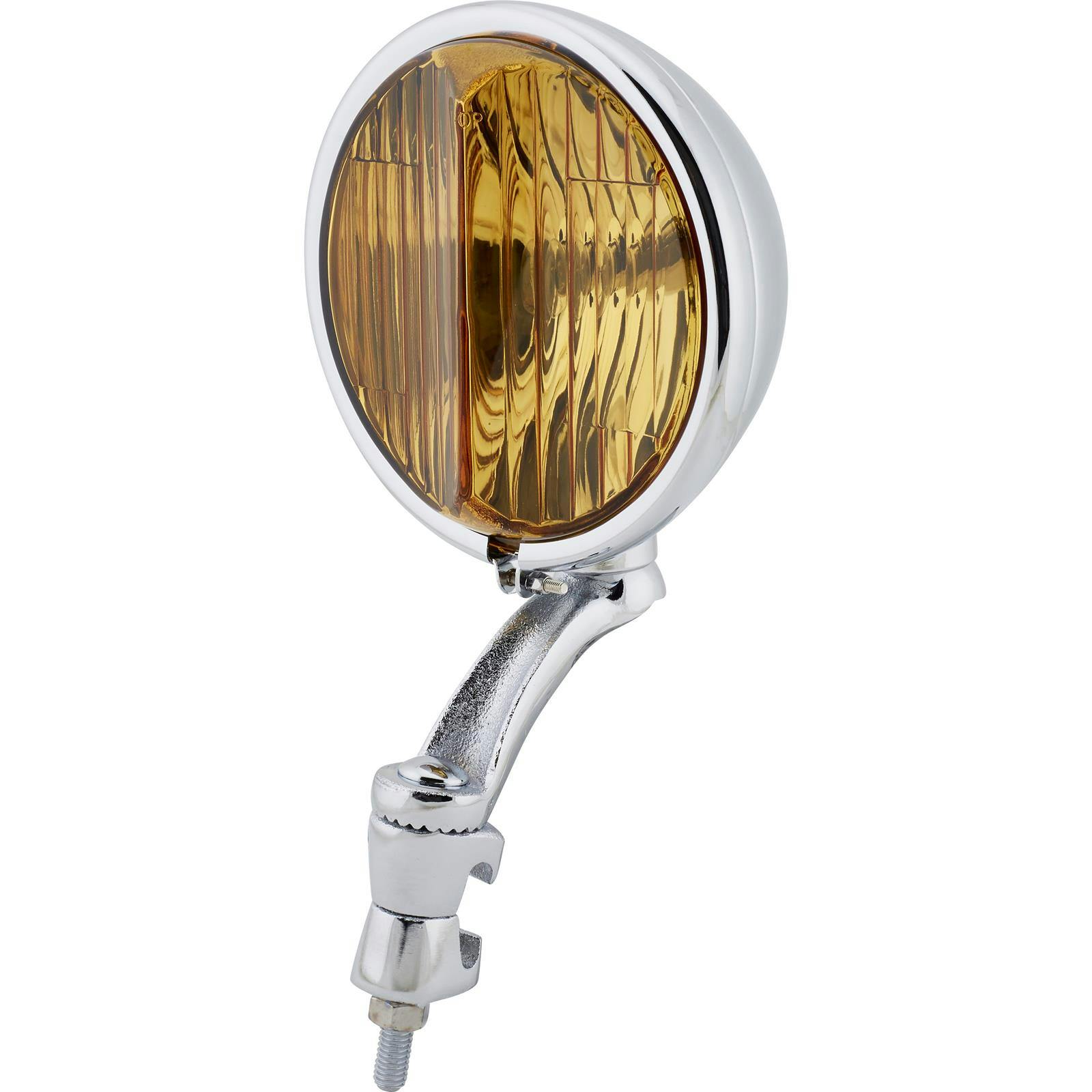 1939 Chevy Passenger Car Fog Lamp with Bracket, Amber