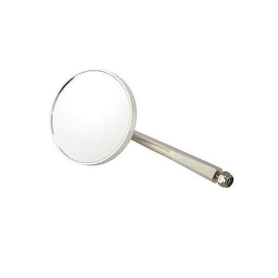 Universal Billet Round Rear View Door Mirror, 3.0 Mirror, 5.5 Arm