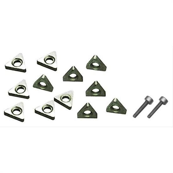 Ranger 5150099 10pc Positive Rake Carbide Cutting Tips, 2 Screws