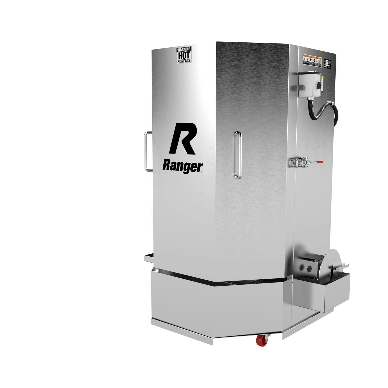 Ranger 5155051 Stainless Steel Spray Wash Cabinet, Dual heater