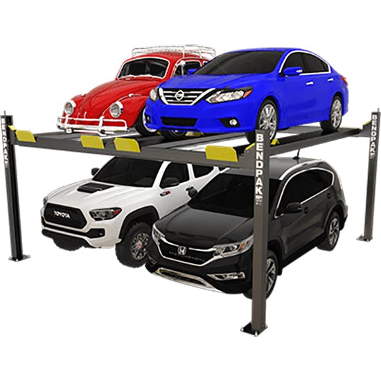 BendPak 5175023 Four-Post Vehicle Lift 9,000 Lbs, Dual Platform