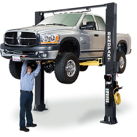BendPak 5175399 Two-Post Vehicle Lift 10K Lbs, 168 Inch, Extended