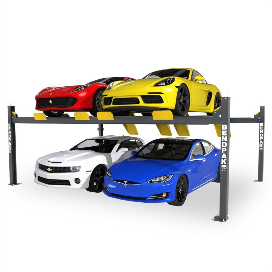 BendPak 5175578 HD-9SW-E Extra Wide Four-Post Lift, 9,000 Lb.