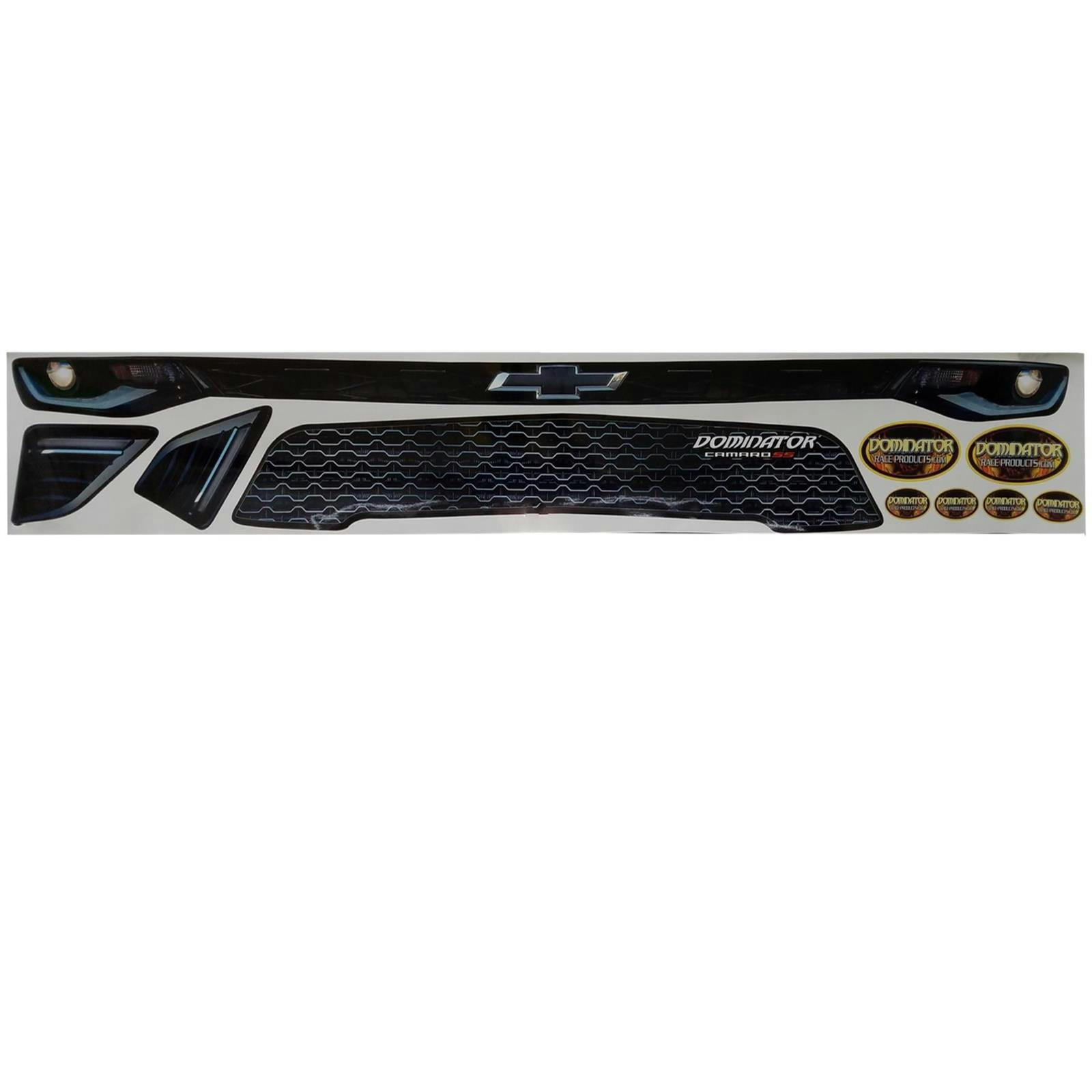 Dominator DOM-336 Dirt Stock Car Camaro Graphics, Headlight