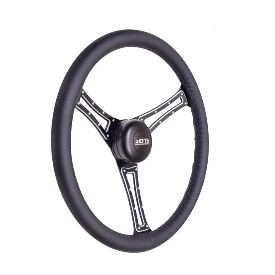 GT Performance 54-5815 Autocross Leather Steering Wheel, GT Straggler