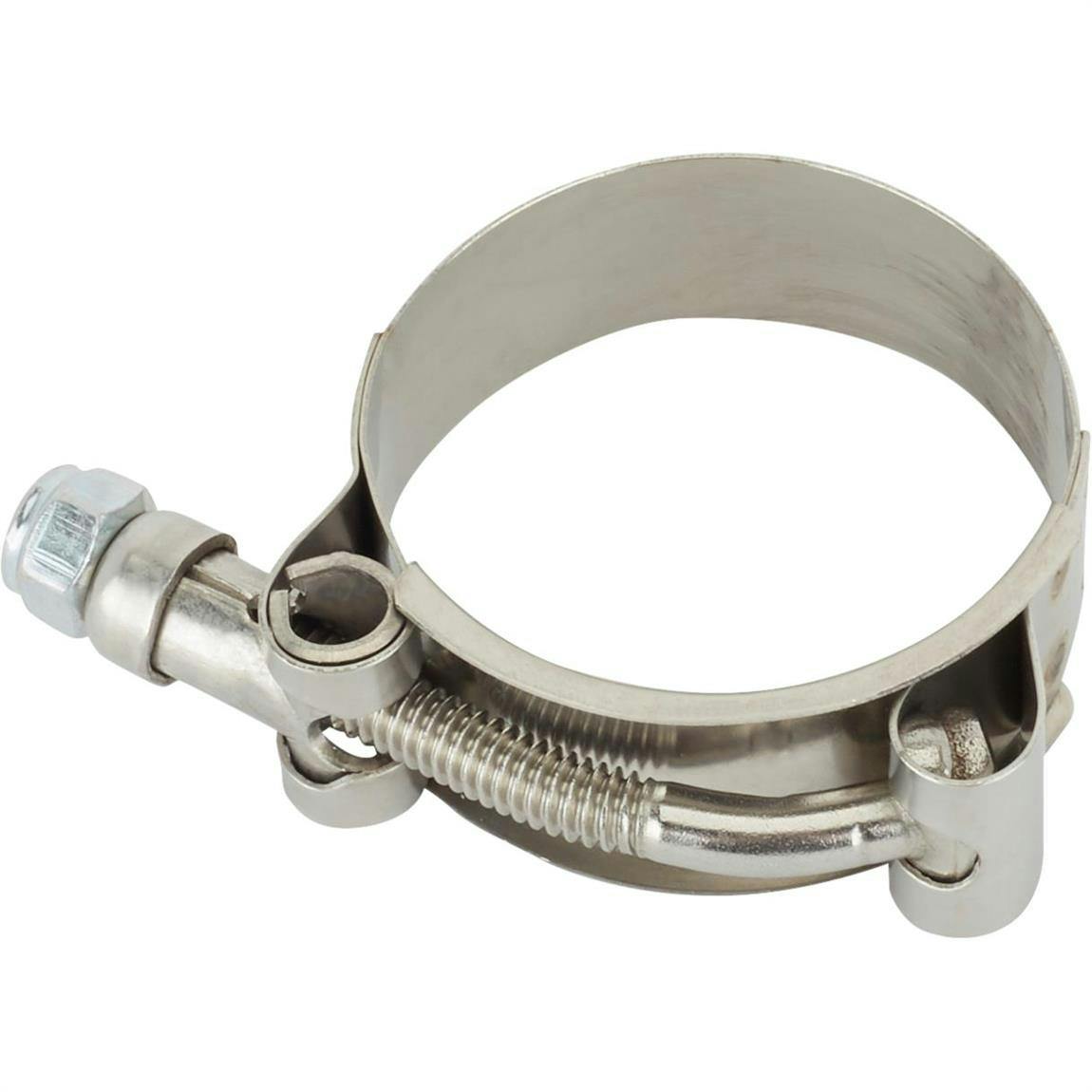 Stainless T-Bolt Clamp, 1-5/8 Inch Minimum Clamping Diameter