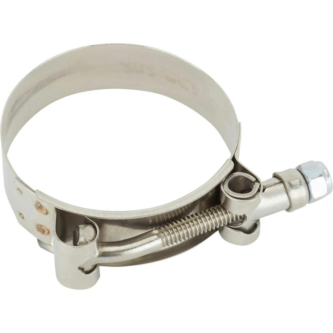 Stainless T-Bolt Clamp, 2-3/16 Inch Minimum Clamping Diameter