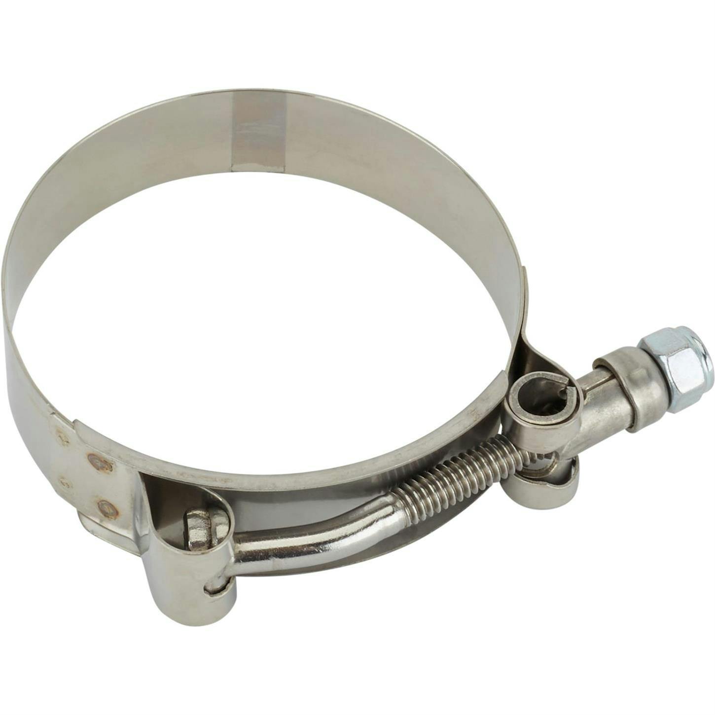 Stainless T-Bolt Clamp, 2-1/2 Inch Minimum Clamping Diameter