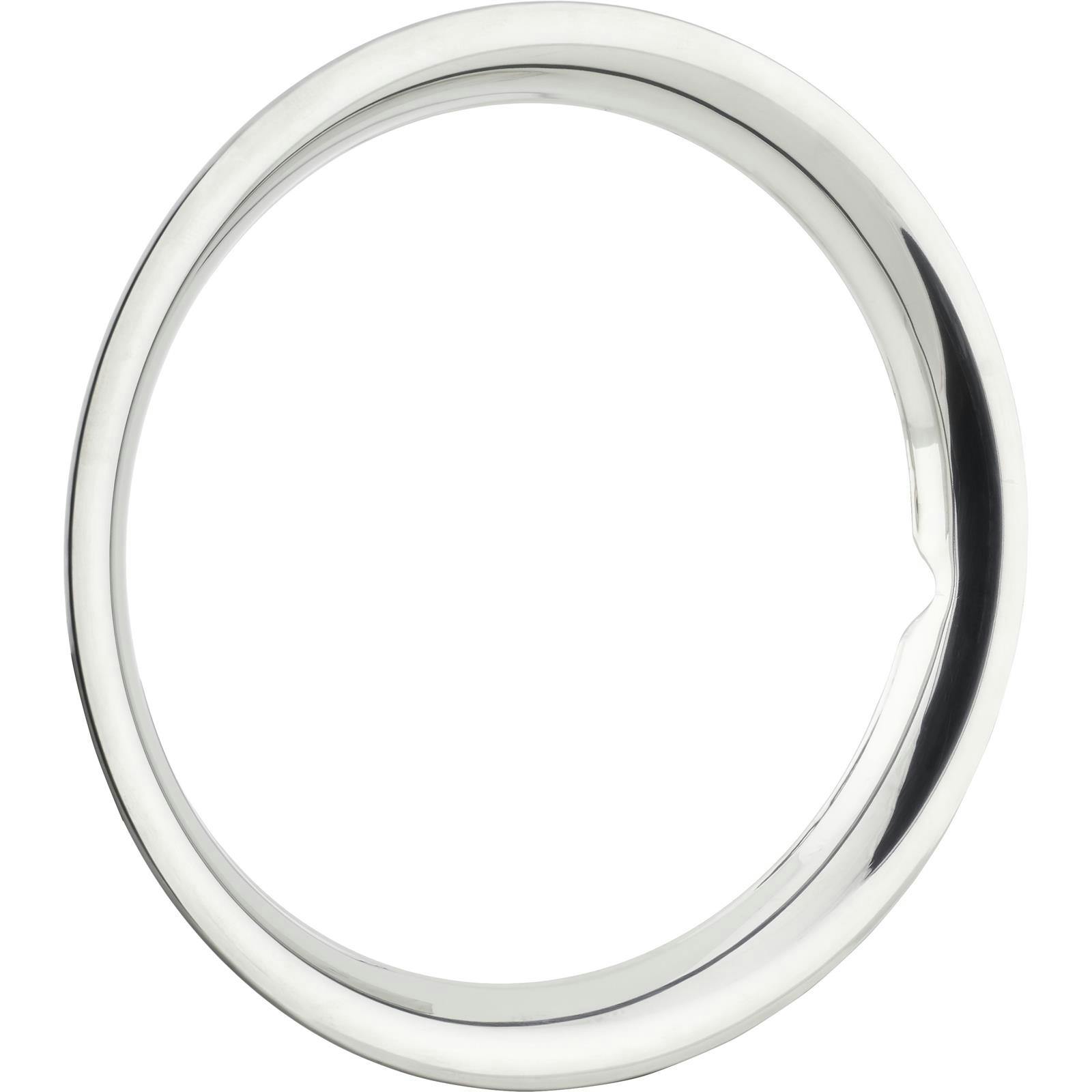 Stainless Steel 15 Inch Wheel Beauty Ring, Smooth